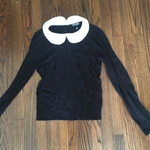 HOT TOPIC Black and White Blouse